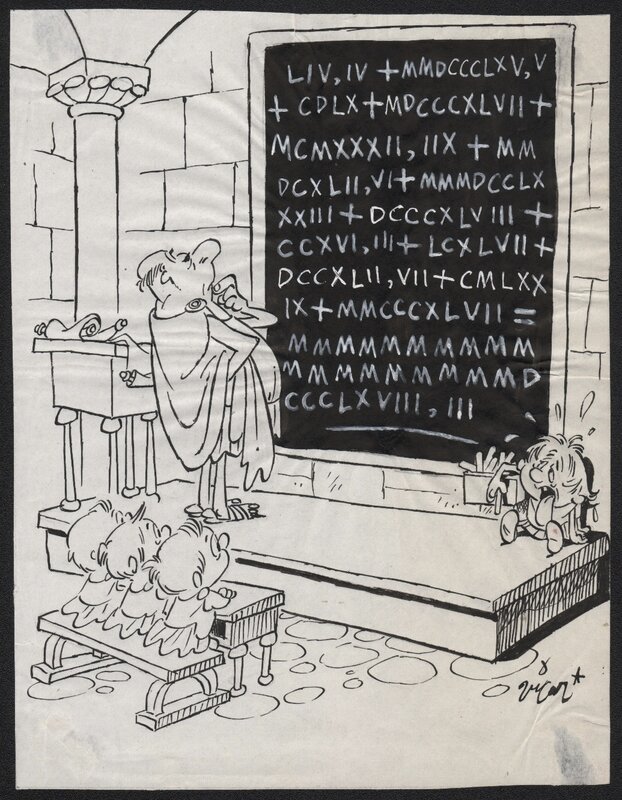 At roman school par Vicar - Illustration originale