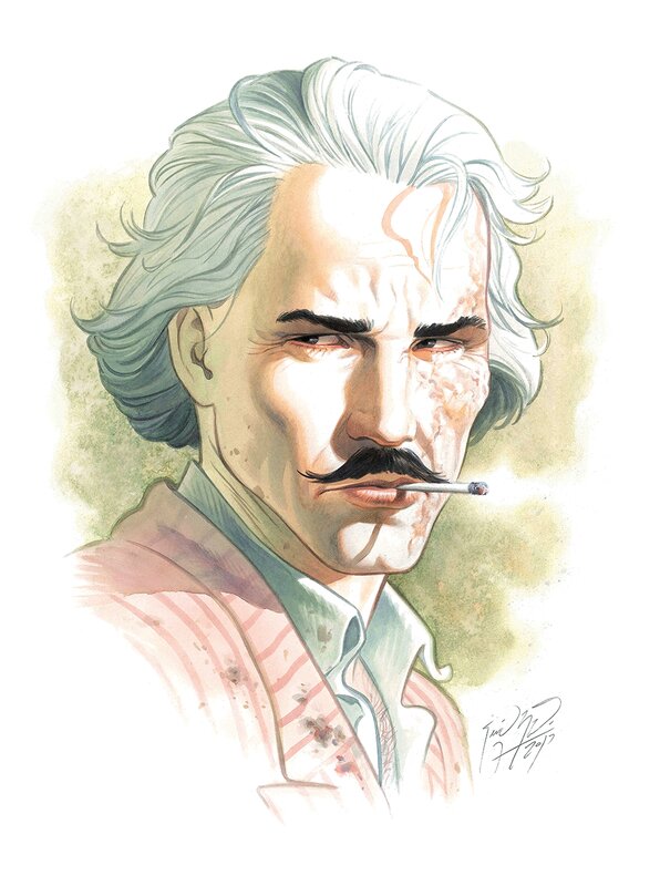 For sale - Zaroff, portrait by François Miville-Deschênes - Original Illustration