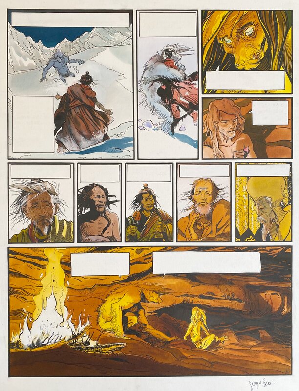 Georges Bess, Alejandro Jodorowsky, Le Lama blanc - T.5 - Main fermée, Main ouverte - Comic Strip