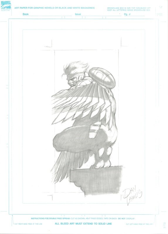 Dan Lawlis, Spider-Man: The Jackal Files #1, page 19 (1995) - The Vulture (projet non retenu) - Original art