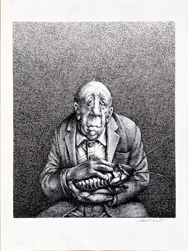 L'homme au cafard by Claude Serre - Comic Strip
