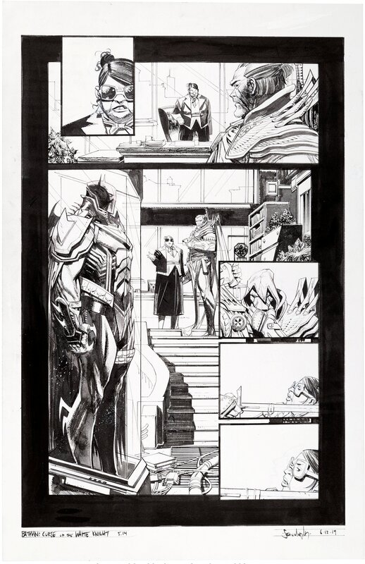 Sean Murphy, Batman: Curse of the White Knight #5 - Pg 14 - Planche originale