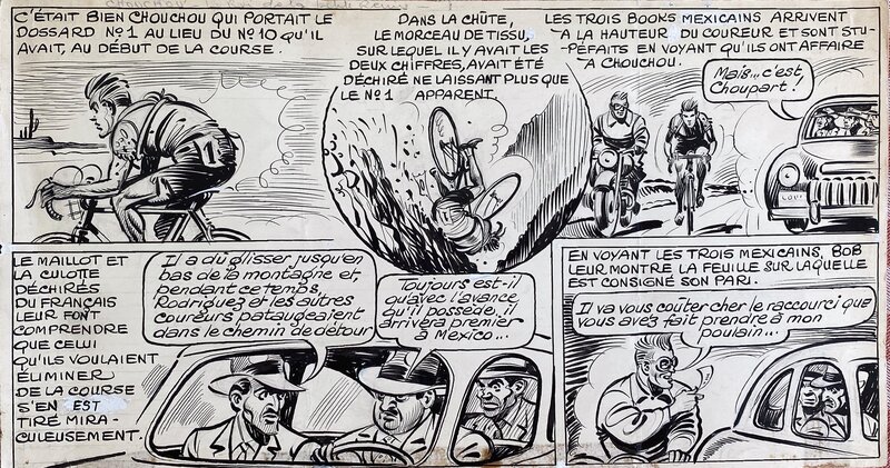 René Pellos, Chouchou le roi de la petite reine - Planche originale