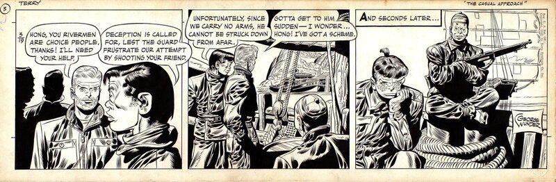 George Wunder, Terry and the Pirates - Comic Strip