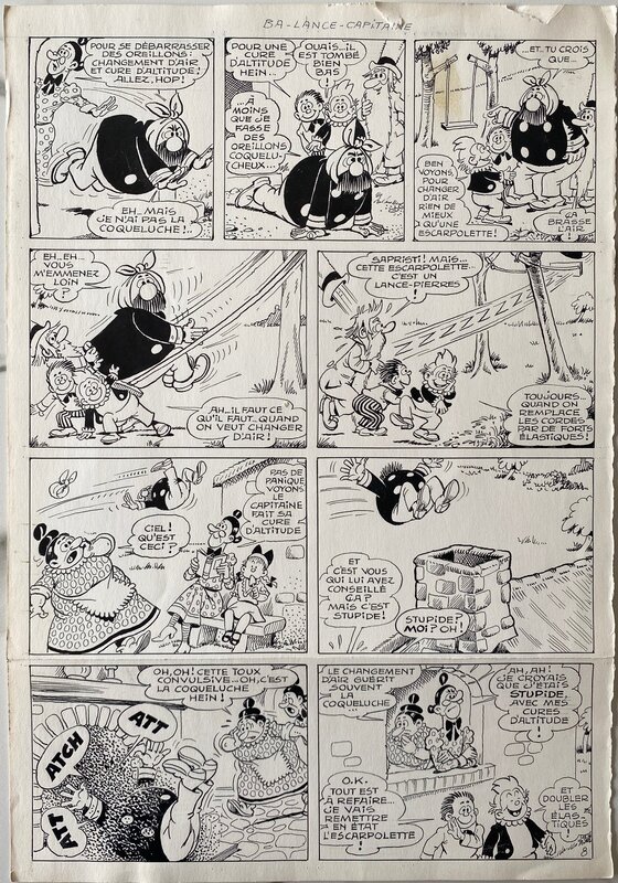 Michel-Paul Giroud, Balance Capitaine - Pimp Pam Poum - Katzenjammer Kids - Comic Strip