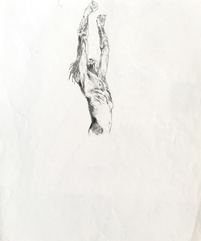 For sale - Dessin préliminaire pour la couverture de Netsuke volume 2 par George Pratt - Original art