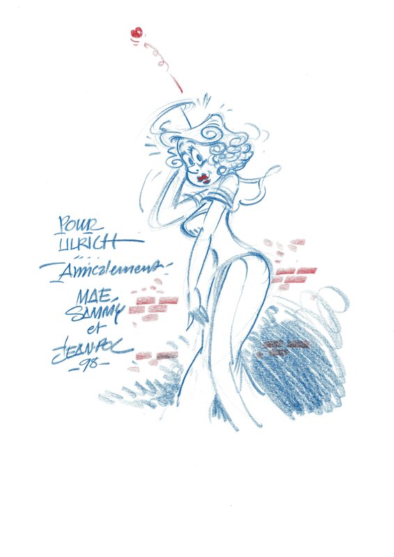 Mae West by Jean-Pol - Sketch