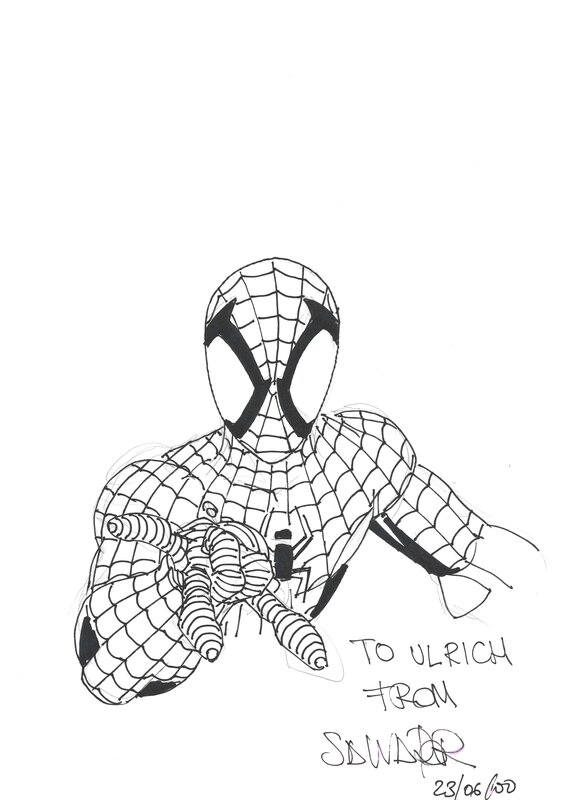 Spider-Man by Salvador Larroca - Sketch