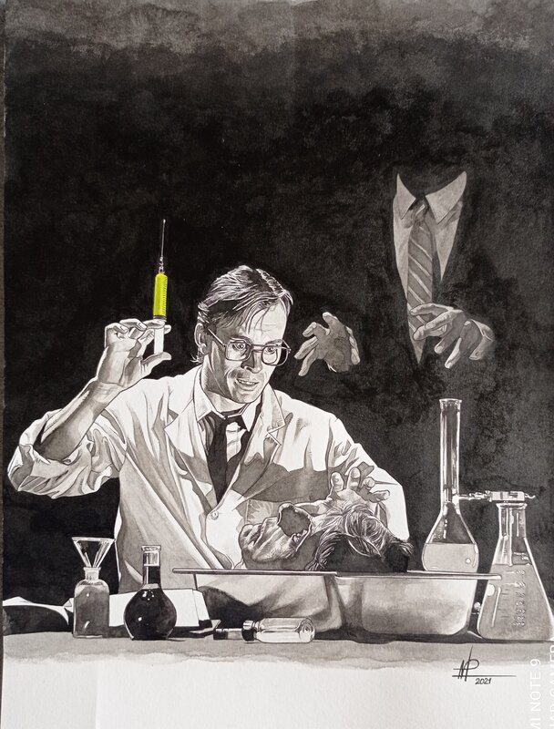 Re-Animator by Philippe Loirat - Original Illustration