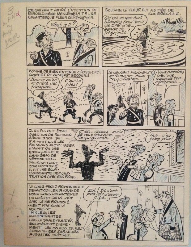 René Pellos, Les Pieds Nickelés en Angleterre (planche 3) - Comic Strip