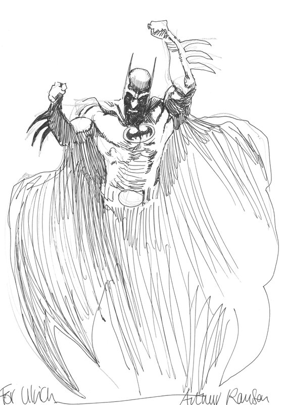 Batman par Arthur Ranson - Dédicace