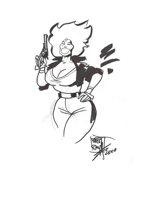 Wanda Caramba 1 by Eckart Breitschuh - Sketch