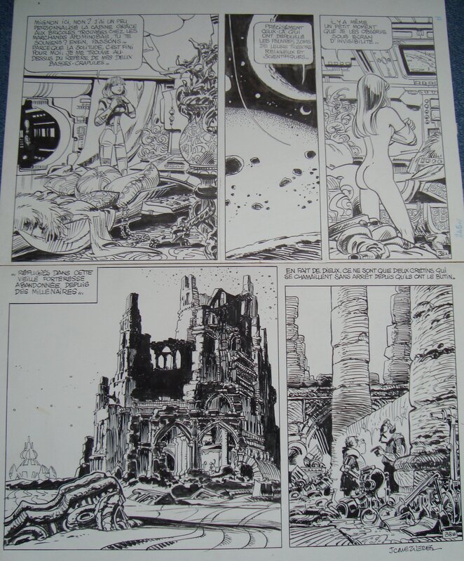 Jean-Claude Mézières, Pierre Christin, Valerian ET LAURELINE - Planche originale