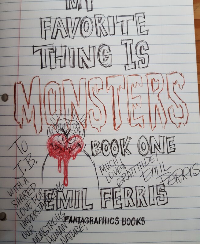 Emil Ferris - Dédicace - My favorite thing is monsters - Dédicace