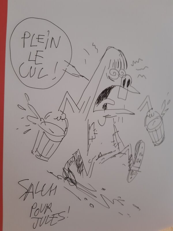 Eric Salch, Les Misérables - dédicace - Sketch