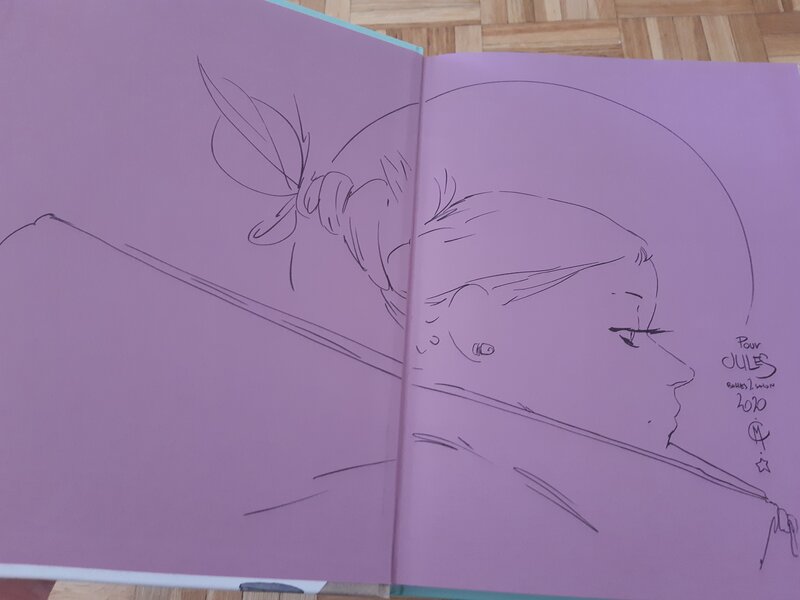 Mécanique céleste - Merwan - dédicace - Sketch