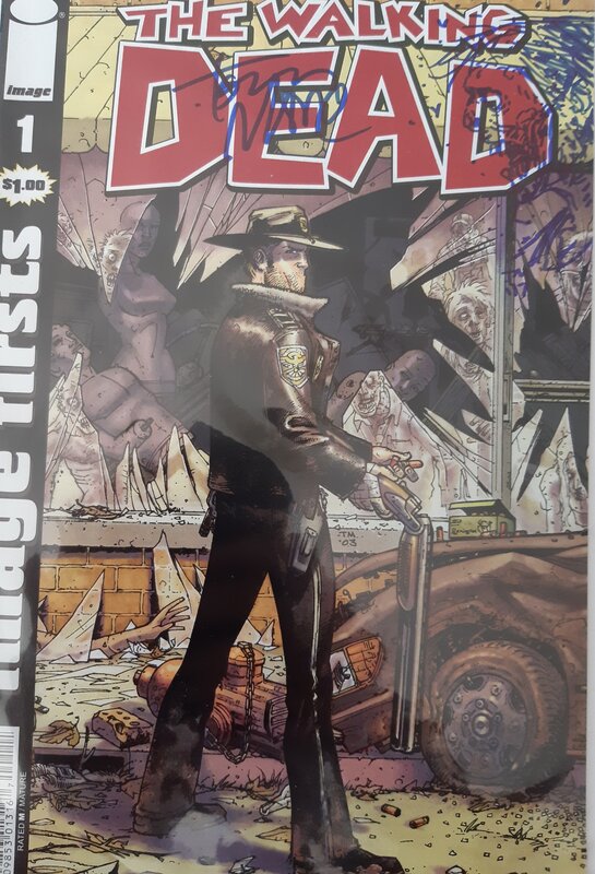 Tony Moore, Walkind Dead - sketch and signature - Dédicace