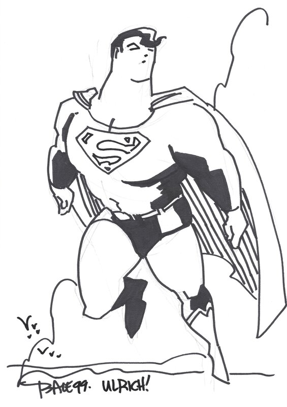 Superman par Tim Sale - Dédicace