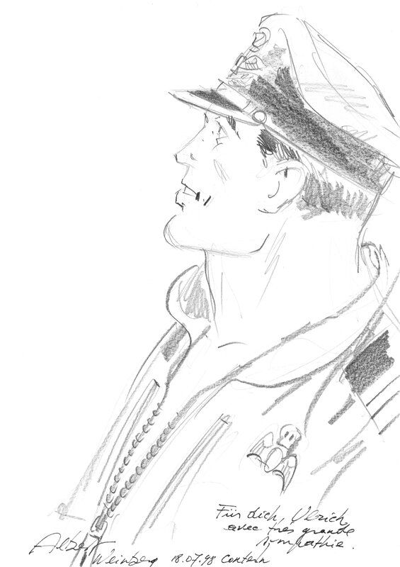 Dan Cooper by Albert Weinberg - Sketch