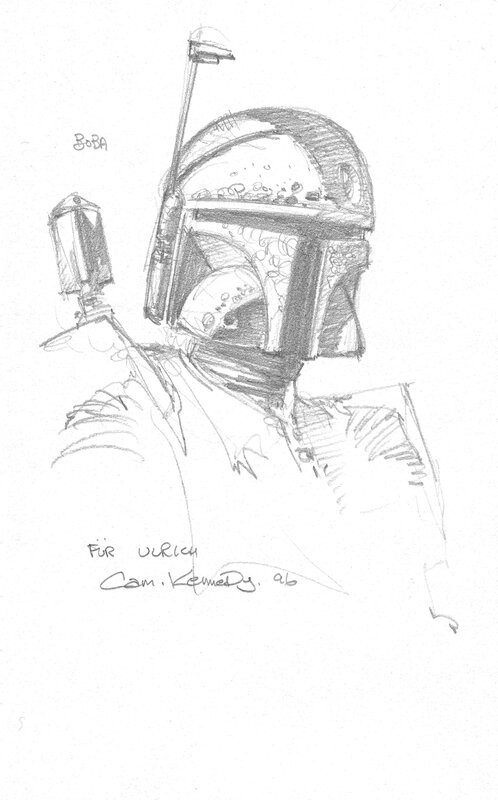 Boba Fett par Cam Kennedy - Dédicace