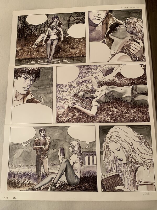 Manara HP REVOIR LES ETOILES PLANCHE 6 - Planche originale