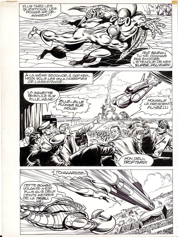 Jean-Yves Mitton - Mikros - MUSTANG 67 Page 19 - Planche originale