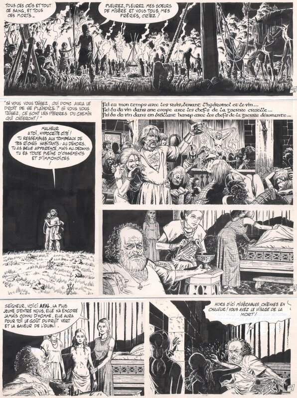 Claude Auclair, Alain Deschamps, Bran Ruz - Planche 127 - Comic Strip