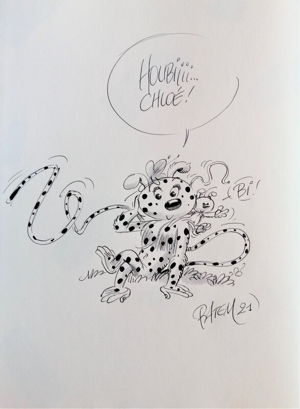 Batem, Marsupilami T.22 Chiquito Paradiso - Sketch