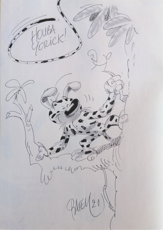 Batem, Marsupilami T.23 Croc vert - Sketch