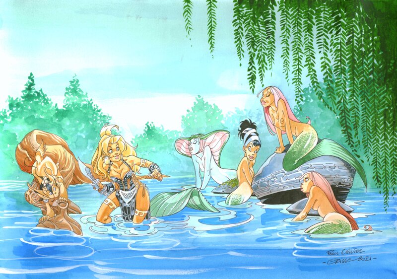 Atalante by Crisse - Original Illustration