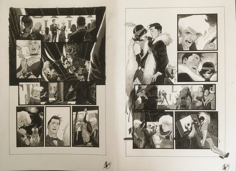 Matteo Scalera, Sean Murphy, Katana Collins, Batman White Knight Presents Harley Quinn #6 - p10-11 - Comic Strip