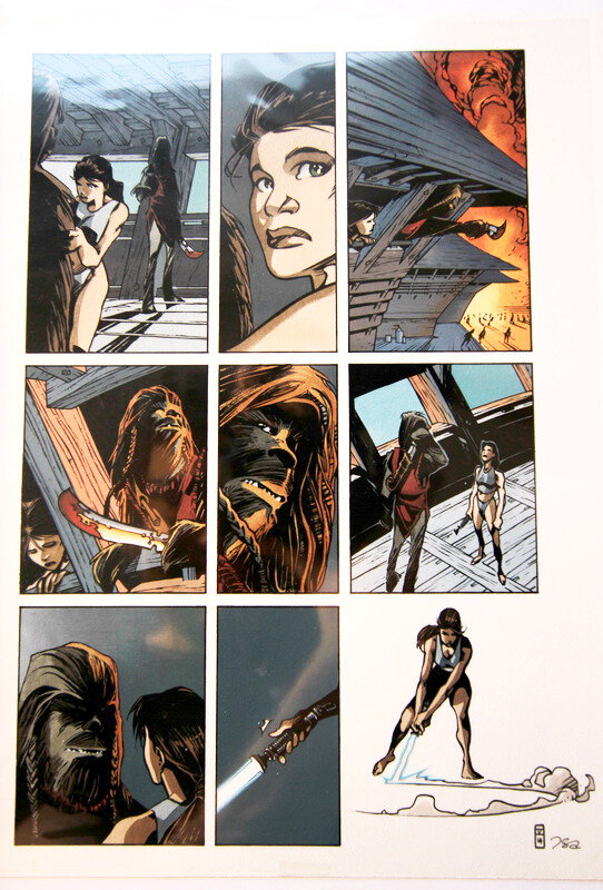 Star Wars par Olivier Vatine, Isabelle Rabarot, Frédéric Blanchard, George Lucas, Mike Baron - Mise en couleur