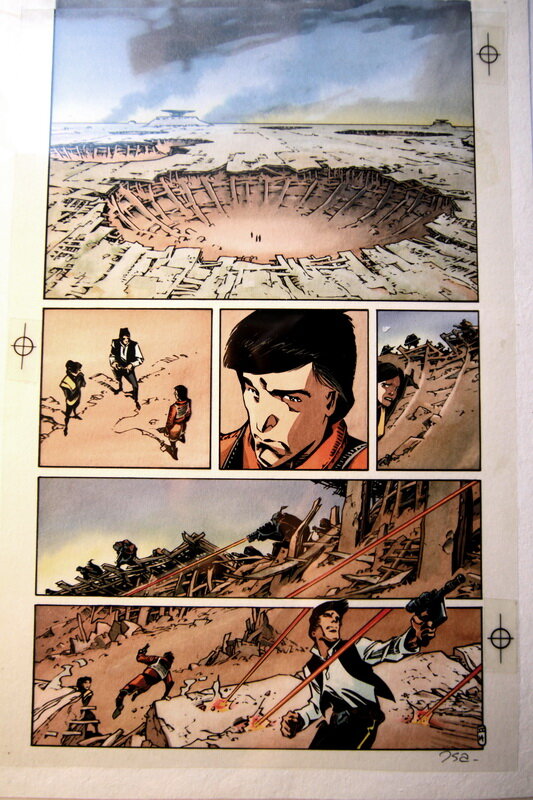 Star Wars par Olivier Vatine, Frédéric Blanchard, Isabelle Rabarot, George Lucas, Mike Baron - Mise en couleur