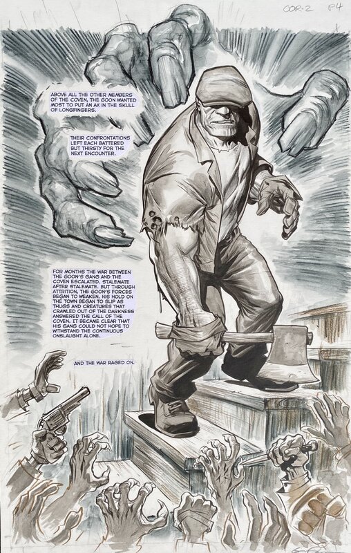 Eric POWELL - THE GOON: OCASSION OF REVENGE # 2 PAGE 4 - Planche originale