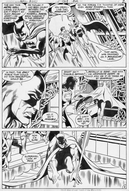 Rich Buckler, Romeo Tanghal, 1981-08 Buckler/Tanghal: World's Finest #270 p2 w. Batman - Comic Strip