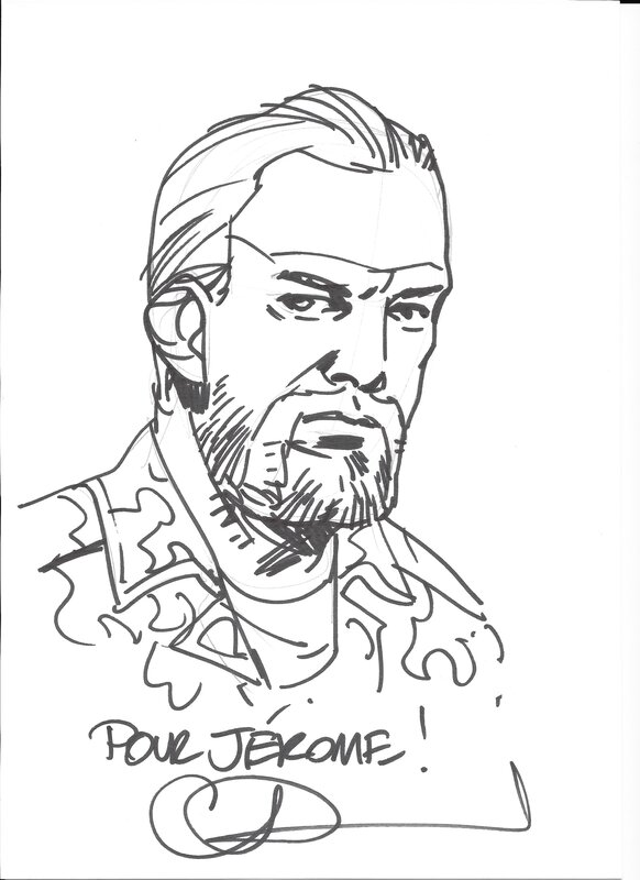 Abraham by Charlie Adlard - Sketch