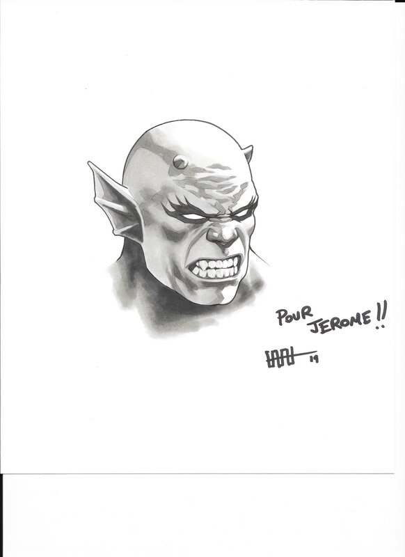 Etrigan par Cafu - Dédicace