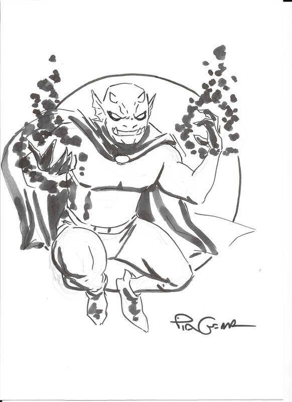 Etrigan par Pia Guerra - Dédicace