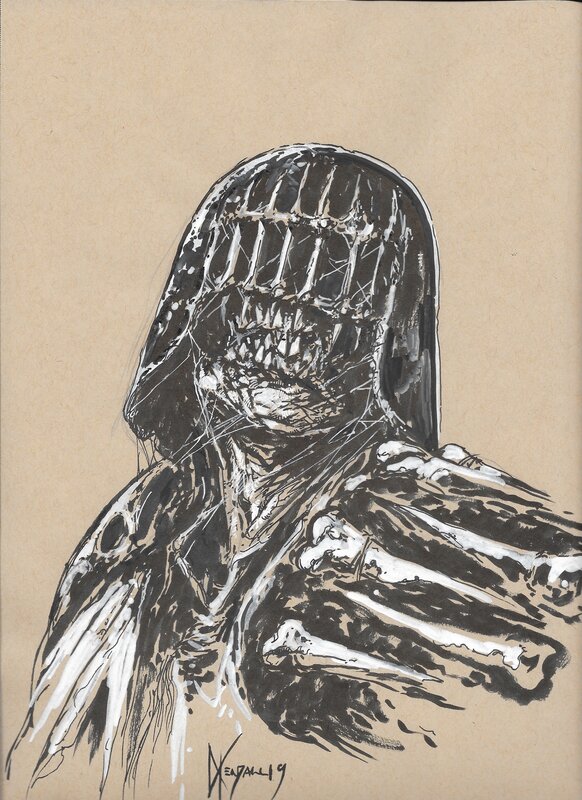 Judge Death by Dave Kendall - Sketch