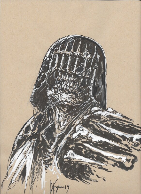 Judge Death par Dave Kendall - Dédicace