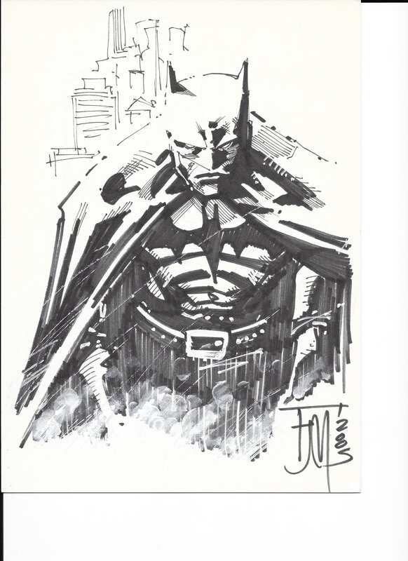 Batman par Francis Manapul - Dédicace