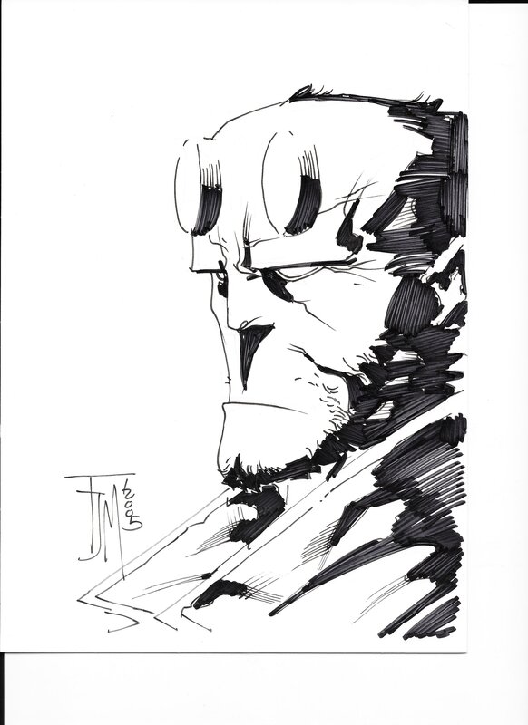 Hellboy by Francis Manapul - Sketch