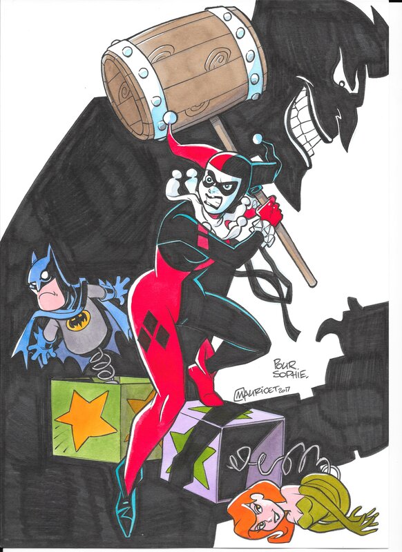 Harley Quinn by Mauricet - Sketch