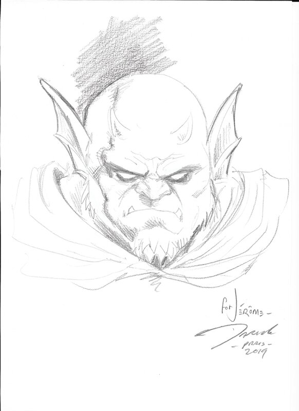 Etrigan par Darick Robertson - Dédicace