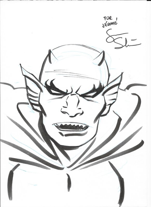 Etrigan par Goran Sudzuka - Dédicace