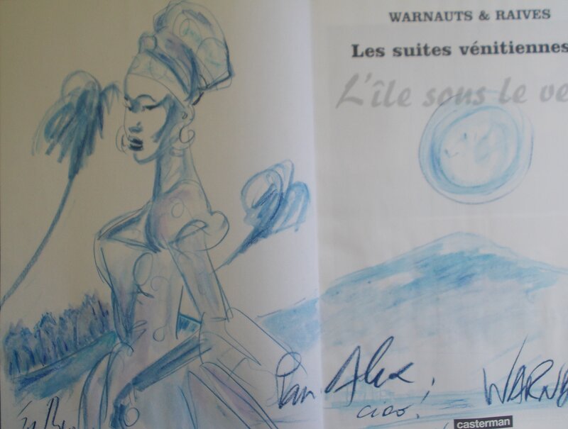 Suites vénitiennes by Éric Warnauts, Raives - Sketch