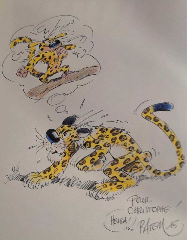 Le jaguar par Batem - Dédicace