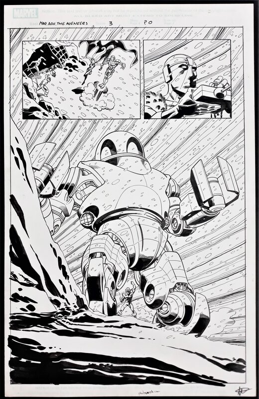 Manuel Garcia, Scott Koblish, Jeff Parker, Marvel Adventures: The Avengers - Planche originale