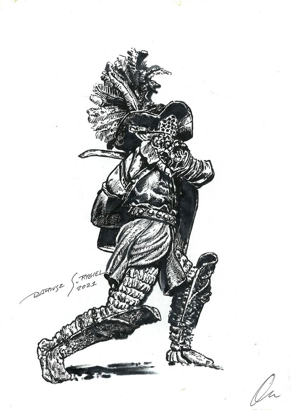 Gladiator by Dariusz Rygiel - Original Illustration