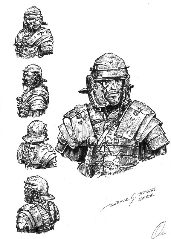 Legionnaire par Dariusz Rygiel - Illustration originale